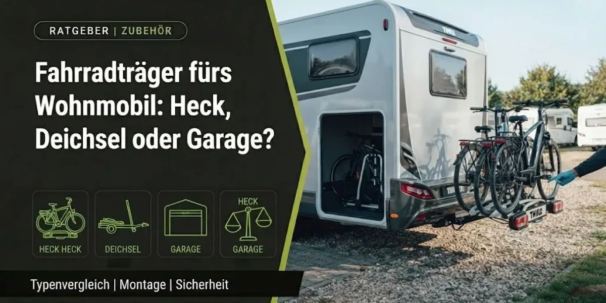 Fahrradträger fürs Wohnmobil_ Heck, Deichsel oder Garage