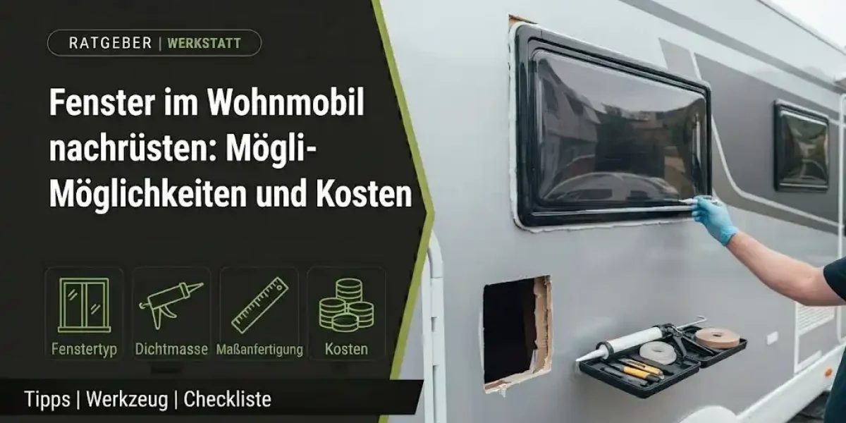Fenster im Wohnmobil nachrüsten