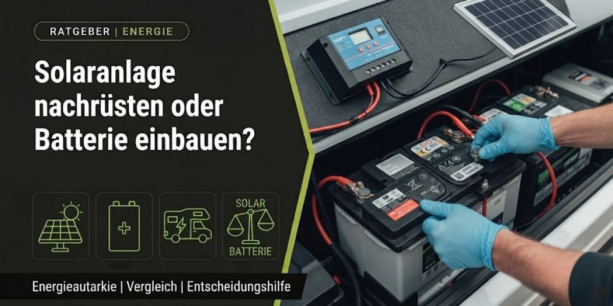 Solaranlage nachrüsten oder zweite Batterie einbauen