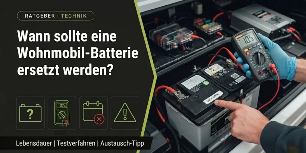 Wann sollte eine Wohnmobil-Batterie ersetzt werden