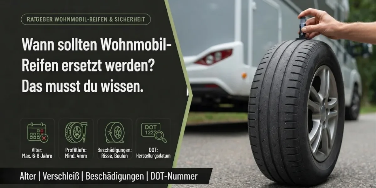 Wann sollten Wohnmobil-Reifen ersetzt werden