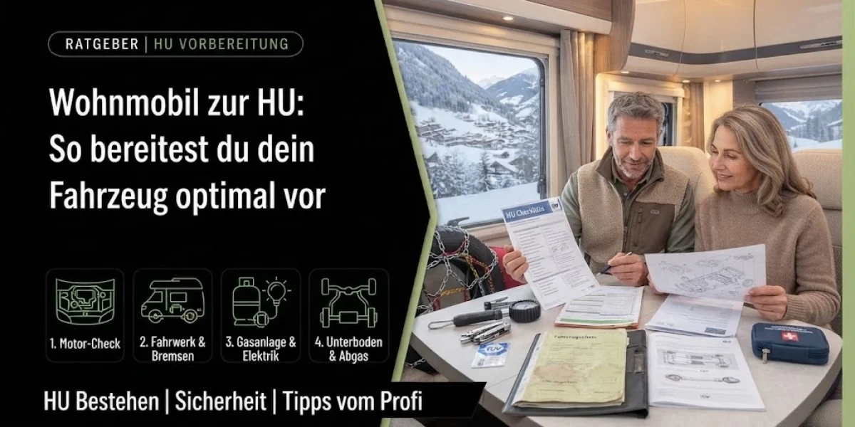 Wohnmobil zur HU_ So bereitest du dein Fahrzeug optimal vor