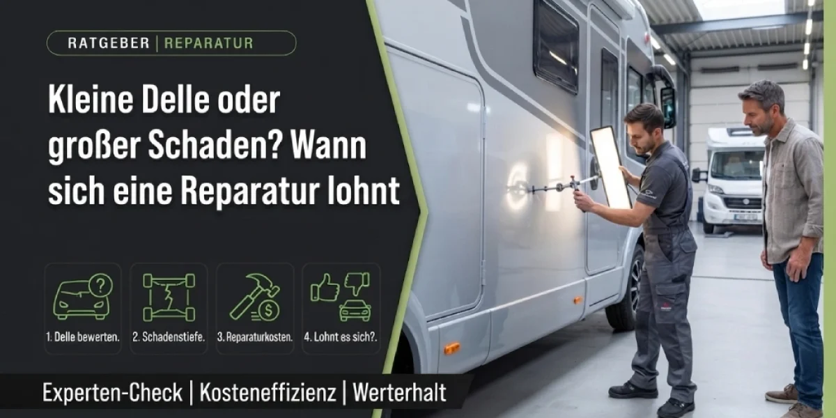 leine Delle oder großer Schaden